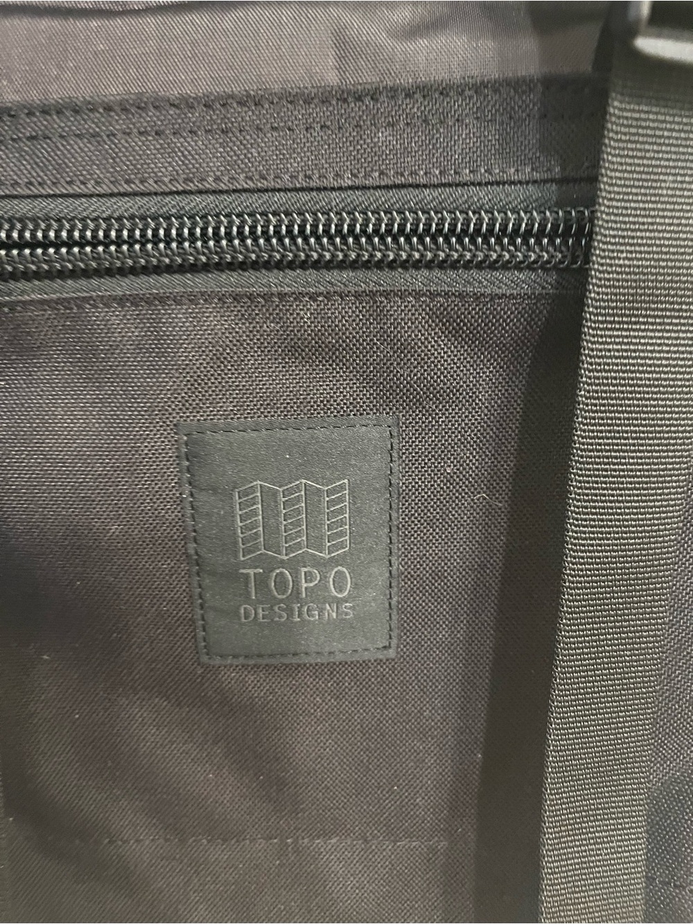 Topo Designs Black Roll-Top Backpack - Picture 2 of 9